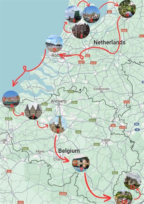 netherlands belgium luxembourg itinerary
